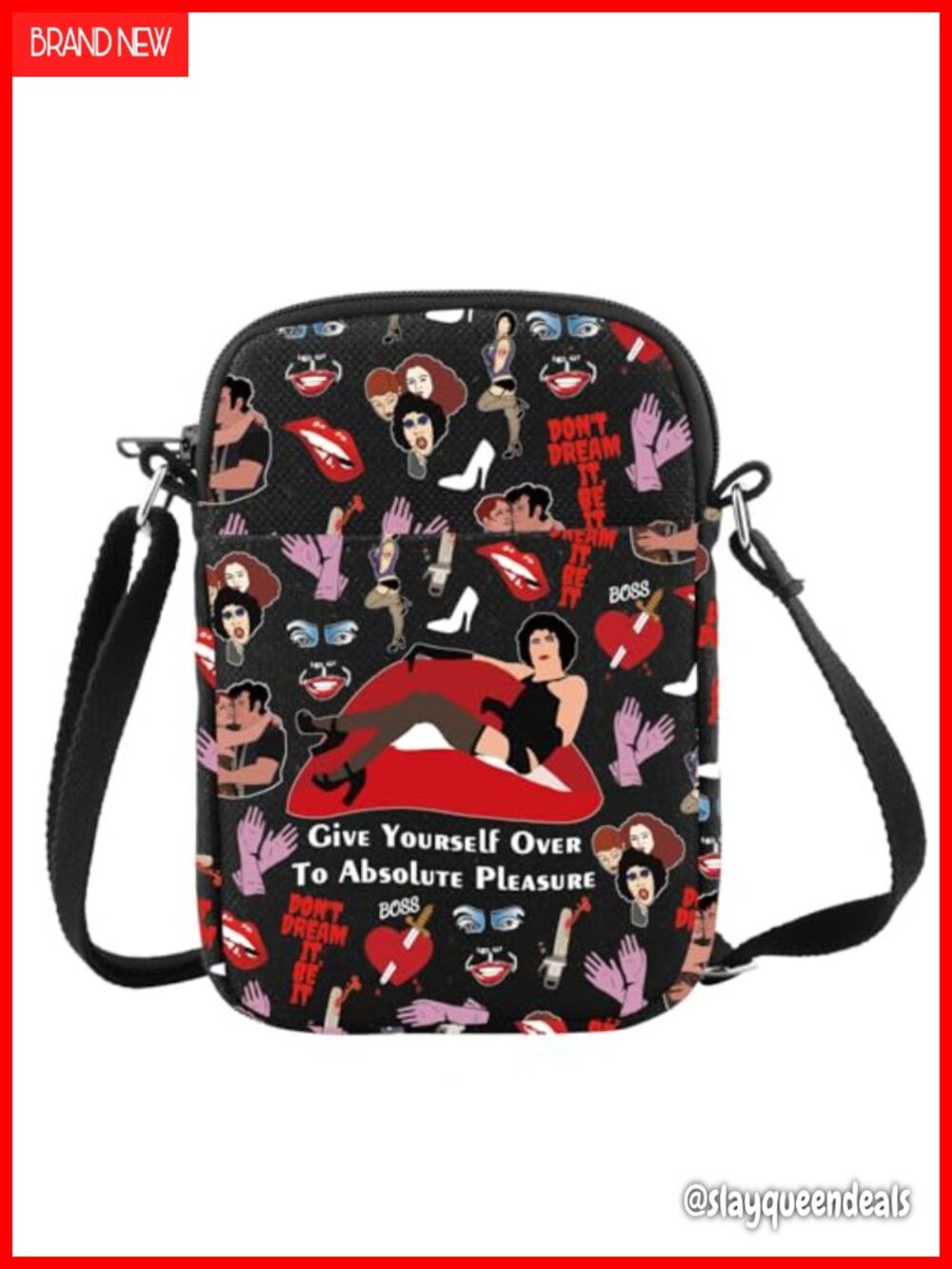 Horror Show Crossbody Bag Canvas Messenger Musical Shoulder Bag Gift